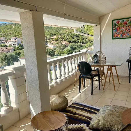 Villa soleil - Vue mer et montagne - Piscine privée, tennis, accès plage à pied-2